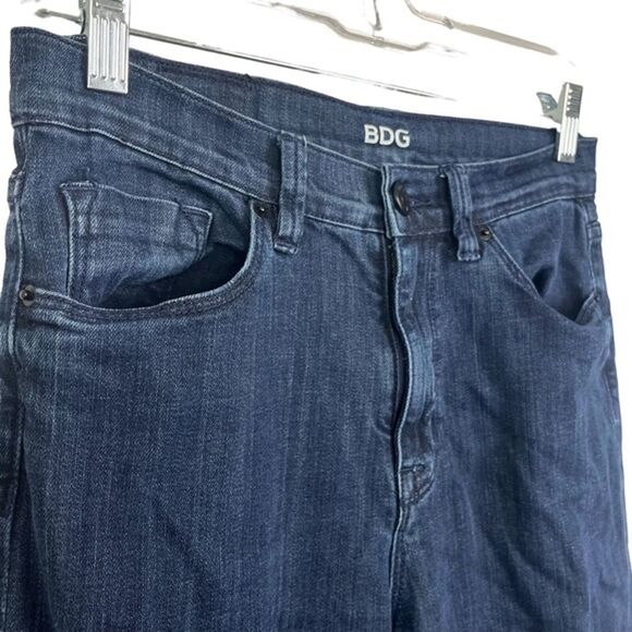 BDG HIGH RISE TWIG ANKLE Dark Wash Stretch Zip Fly Jeans URBAN OUTFITTERS 27 x29 - Picture 10 of 16